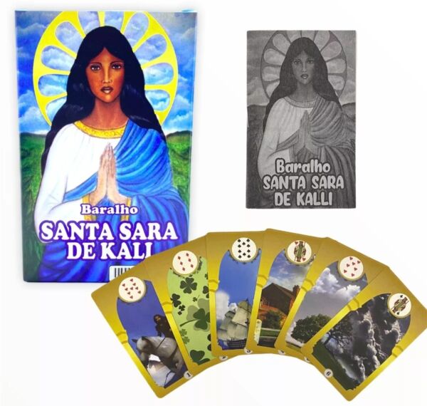 TAROT SANTA SARA DE KALI COM 36 CARTAS E MANUAL EXPLICATIVO - Imagem 8