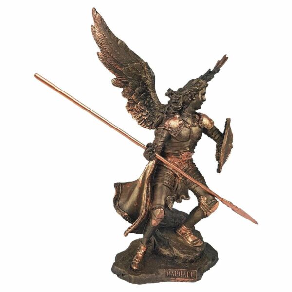 IMAGEM EM RESINA ARCANJO RAPHAEL 21CM - Image 2