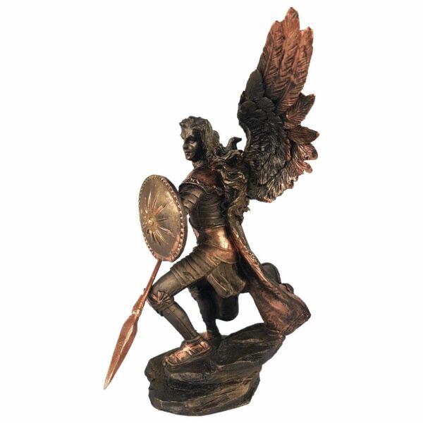 IMAGEM EM RESINA ARCANJO RAPHAEL 21CM - Image 4