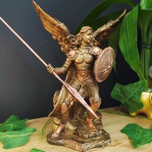 IMAGEM EM RESINA ARCANJO RAPHAEL 21CM