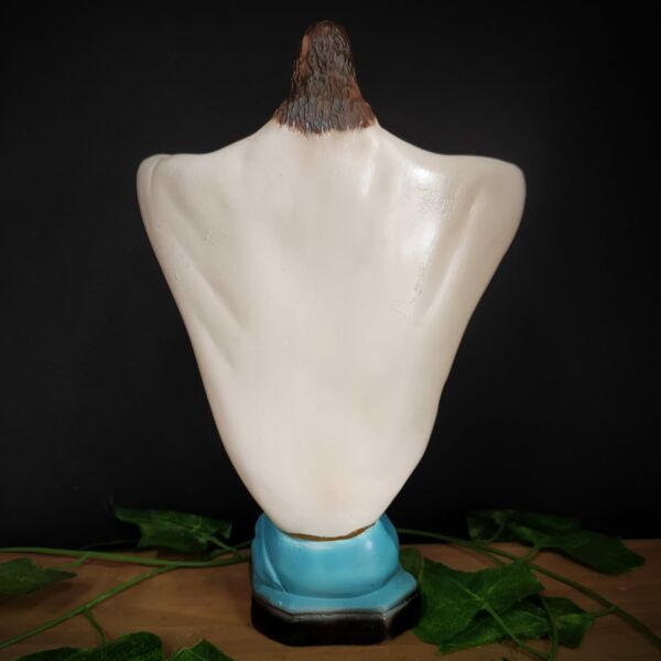 IMAGEM EM GESSO SAGRADO CORAÇÃO DE JESUS 24CM - Imagem 2