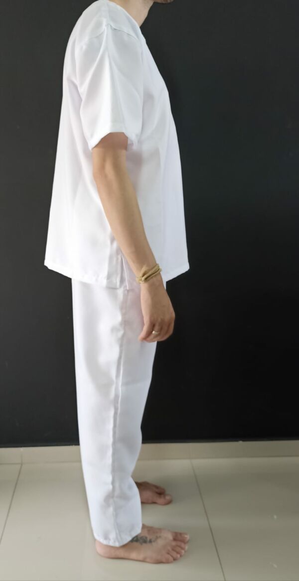 CONJUNTO OXFORD BRANCO TAMANHO M UNISSEX - Imagem 3