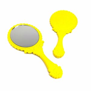 ESPELHO AMARELO TRABALHADO 17CM