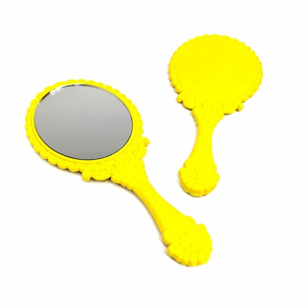 ESPELHO AMARELO TRABALHADO 17CM