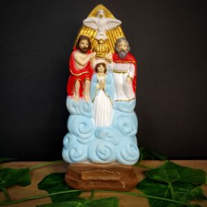 IMAGEM EM GESSO DIVINO PAI ETERNO 18CM