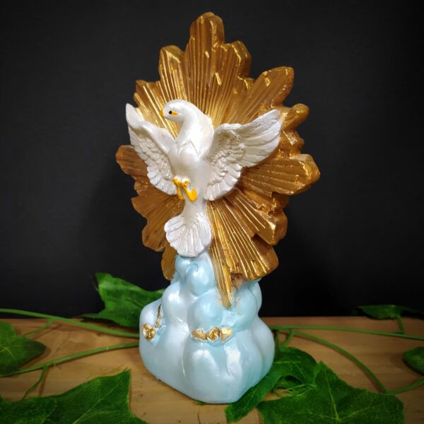IMAGEM EM GESSO DIVINO ESPIRITO SANTO 19CM - Imagem 2