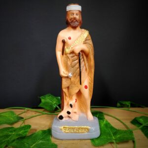 IMAGEM EM GESSO SÃO LAZARO 20CM