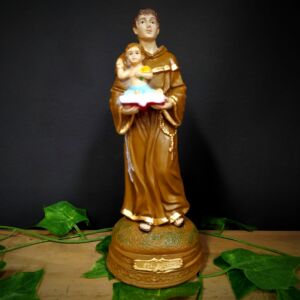 IMAGEM EM GESSO SANTO ANTONIO 21CM