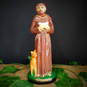 IMAGEM EM GESSO SÃO FRANCISCO 20 CM - PAULISTA