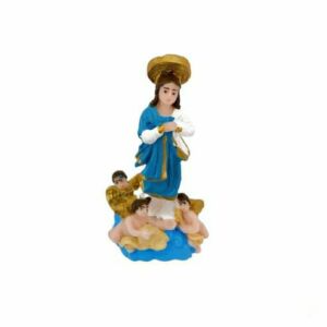 IMAGEM EM RESINA NOSSA SENHORA DA CONCEIÇÃO MINI 7CM