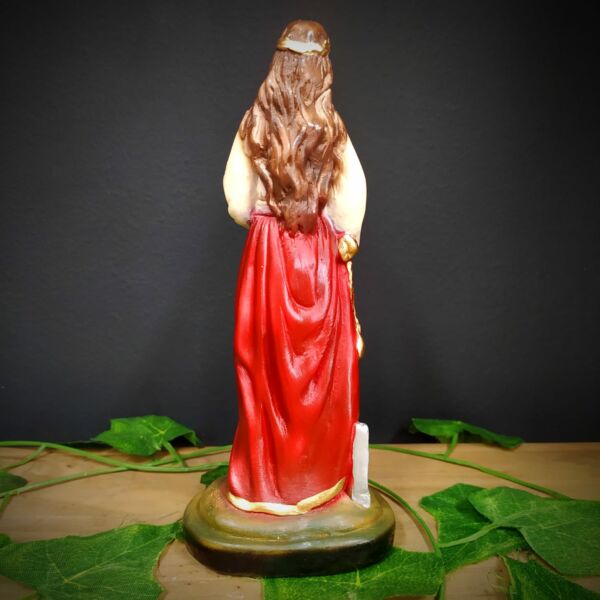 IMAGEM EM GESSO SANTA CECILIA 20CM - Image 2