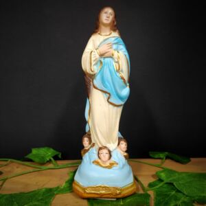 IMAGEM EM GESSO NOSSA SENHORA DA CONCEIÇÃO 21CM