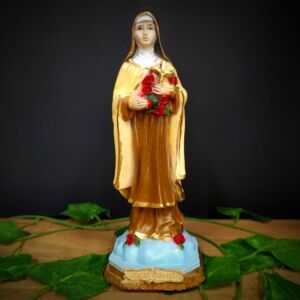 IMAGEM EM GESSO SANTA TEREZINHA 20CM