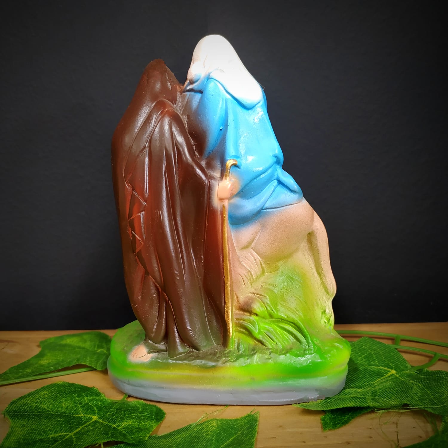 IMAGEM EM GESSO NOSSA SENHORA DAS CANDEIAS 20CM - PAULISTA - Imagem 2