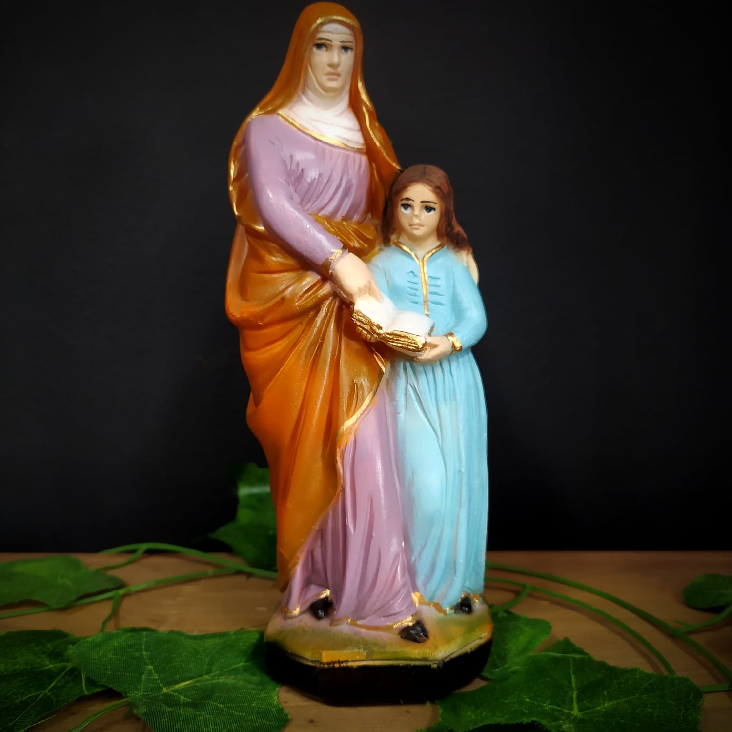 IMAGEM EM GESSO SANTA ANA 22CM - PAULISTA