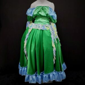 CONJUNTO DE SAIA VERDE PARA CIGANA - COD002