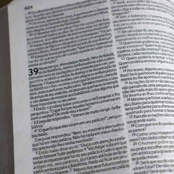 BIBLIA SAGRADA VIVA CAPA DURA HEXAGONAL 735 PAGINAS - Imagem 5