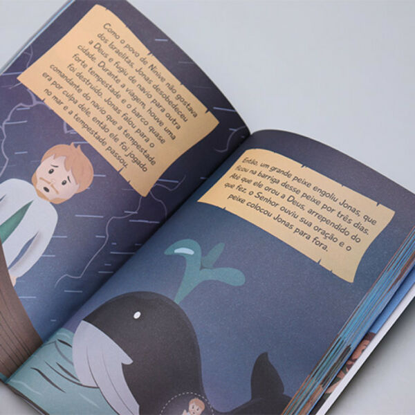 BIBLIA INFANTIL ARCO-ÍRIS ILUSTRADA 128 PÁGINAS - Image 4
