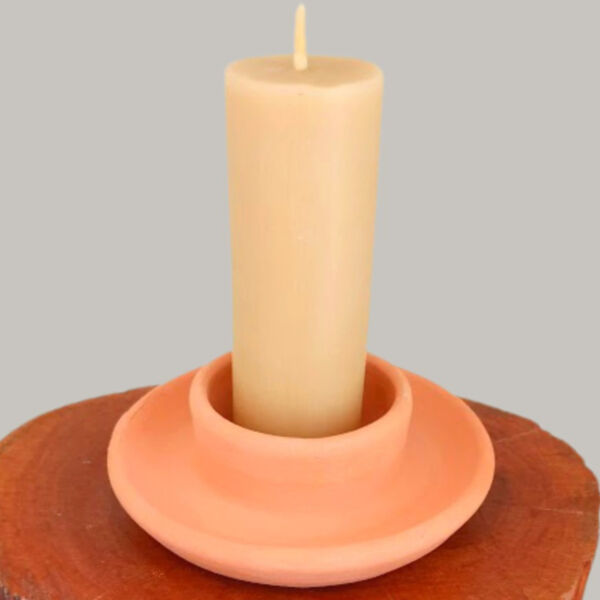 CASTIÇAL DE CERÂMICA PARA VELA DE SETE DIAS - Imagem 2