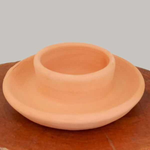 CASTIÇAL DE CERÂMICA PARA VELA DE SETE DIAS
