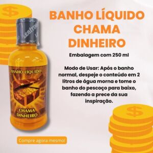 BANHO LÍQUIDO CHAMA DINHEIRO 250 ML - PORTO FIRME