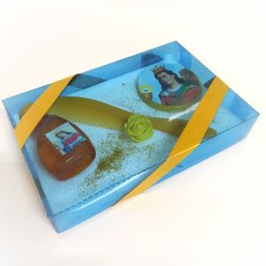 KIT DE IANSÃ COM PERFUME ESPELHO E PENTE