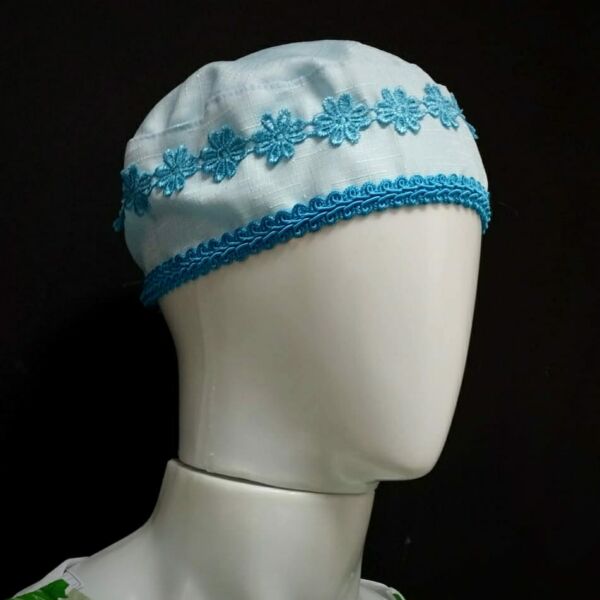 FILÁ AZUL CLARO COM RENDA FLORIDA AZUL - COD001