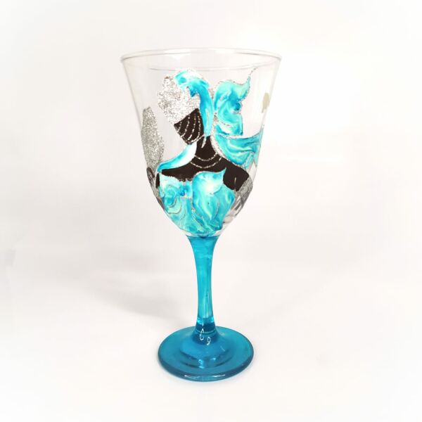 TAÇA DECORADA ORIXÁ IEMANJÁ