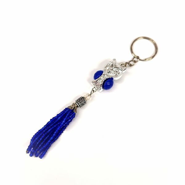 CHAVEIROS DE CORUJA COM MIÇANGUINHAS