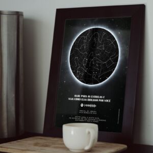 MAPA ESTRELAR ECLIPSE LUNAR ARQUIVO DIGITAL - CASA FÉ