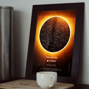 MAPA ESTRELAR ECLIPSE SOLAR ARQUIVO DIGITAL - CASA FÉ
