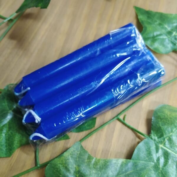 KIT 3 MAÇOS VELAS PALITO N1 AZUL ESCURO 120G - CASA FÉ - Imagem 2