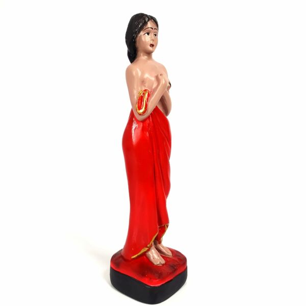 IMAGEM EM GESSO POMBO GIRA MENINA 22CM - Image 2