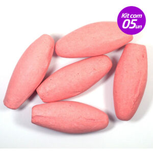 PEMBA ROSA 20G - KIT COM 05 UNIDADES