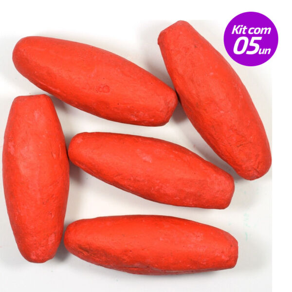 PEMBA VERMELHA 20G - KIT COM 05 UNIDADES