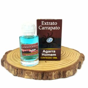 PERFUME AFRODISÍACO EXTRATO CARRAPATO AGARRA HOMEM 10ML - ATRATIVO