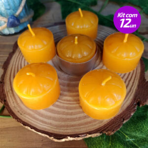 KIT 12 VELAS RECHOUD LARANJA - SANTA TEREZINHA