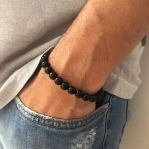 PULSEIRA DE CRISTAL OBSIDIANA NEGRA