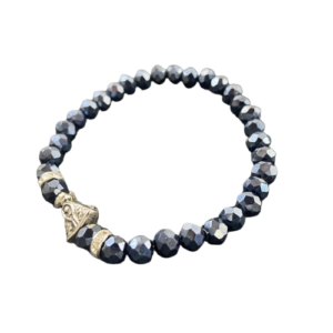 PULSEIRA CRISTAL NOSSA SENHORA APARECIDA GRAFITE