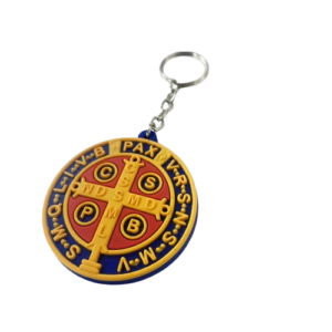 CHAVEIRO EMBORRACHADO MEDALHA SÃO BENTO 6CM