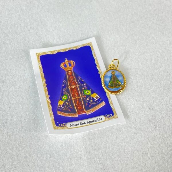 MEDALHA ALUMINIO NOSSA SENHORA APARECIDA 2CM - UNIDADE - Image 2