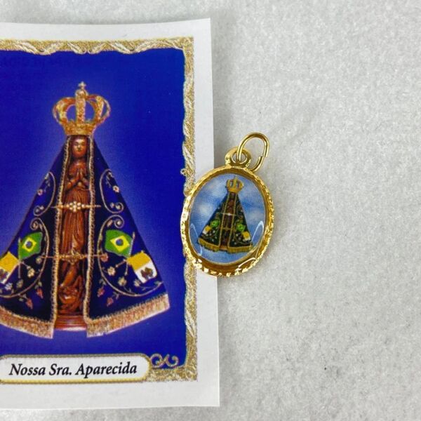 MEDALHA ALUMINIO NOSSA SENHORA APARECIDA 2CM - UNIDADE - Image 4