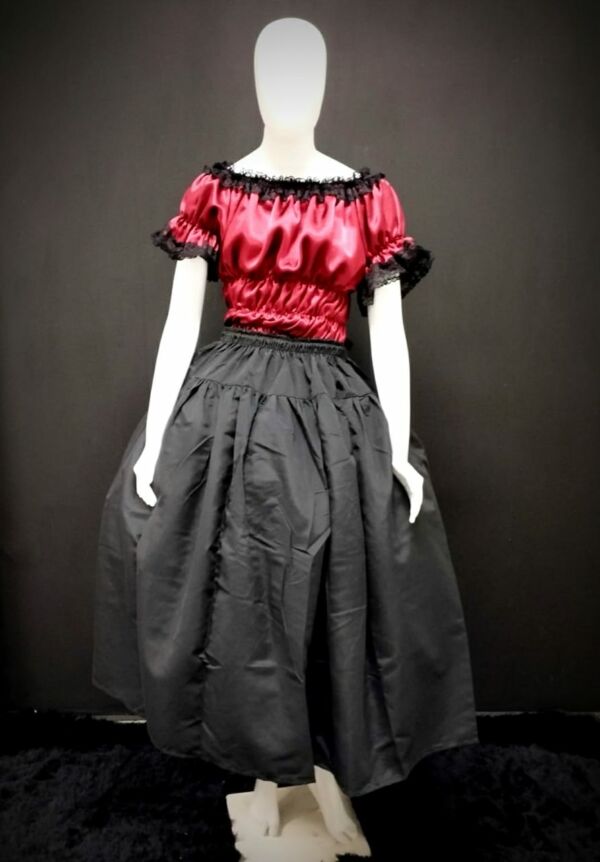 BLUSA VERMELHA COM RENDA PARA POMBO GIRA - COD007 - Image 2