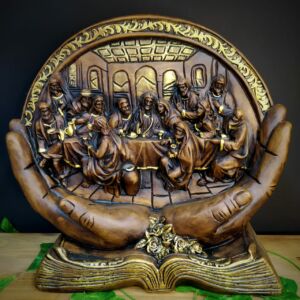 SANTA CEIA DE MESA NAS MÃOS DO SENHOR 35CM