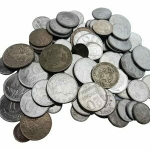 KIT COM 7 MOEDAS ANTIGAS SORTIDAS