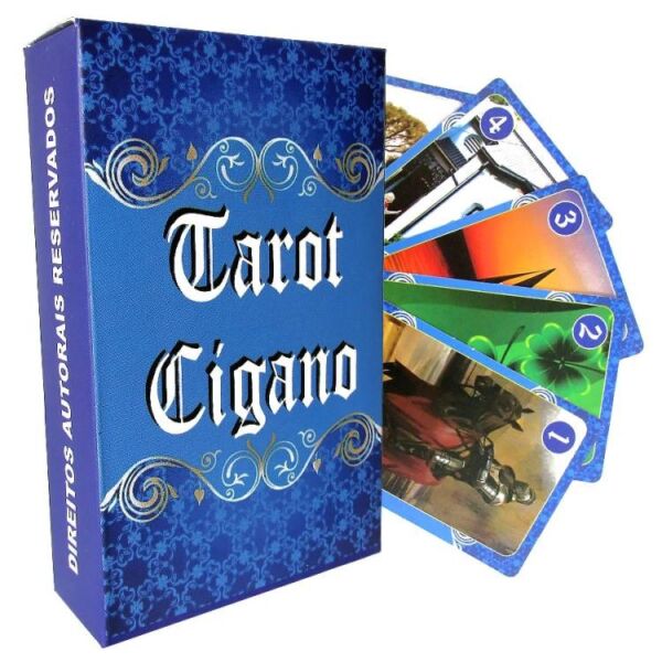 TAROT CIGANO 36 CARTAS E MANUAL EXPLICATIVO