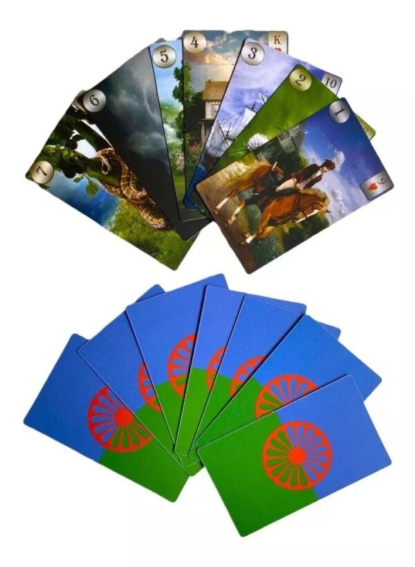 TAROT DA CIGANA SETE SAIA 36 CARTAS E MANUAL EXPLICATIVO - Imagem 3