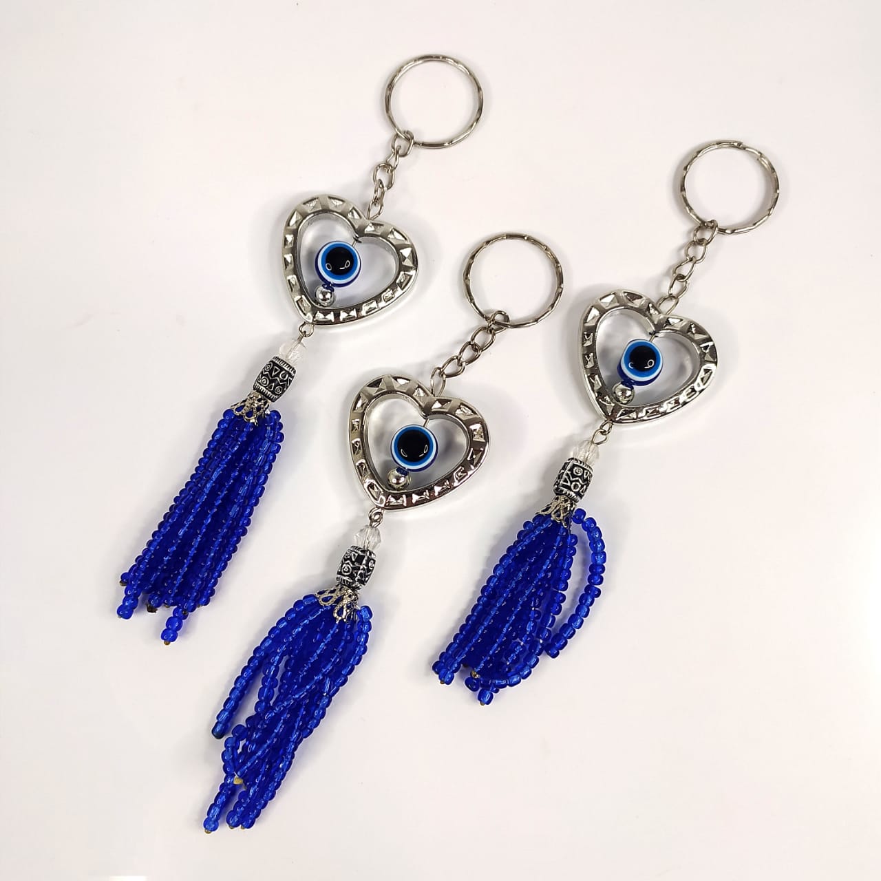 CHAVEIRO OLHO GREGO COM CORAÇÃO - Imagem 3