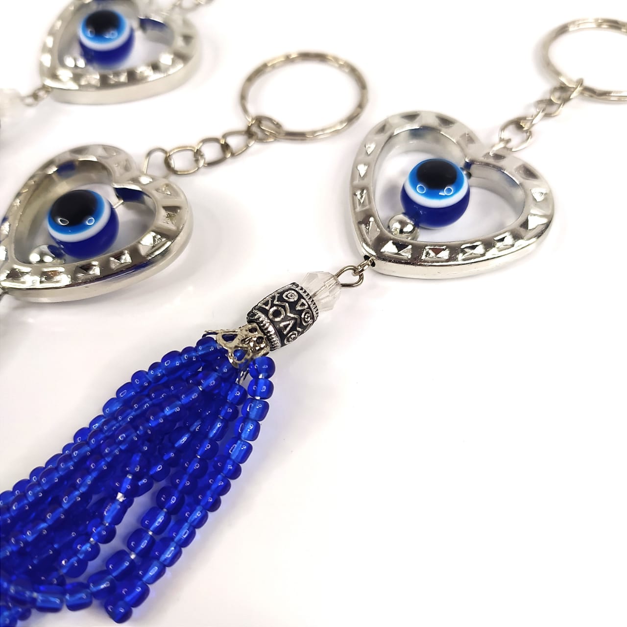 CHAVEIRO OLHO GREGO COM CORAÇÃO - Imagem 2