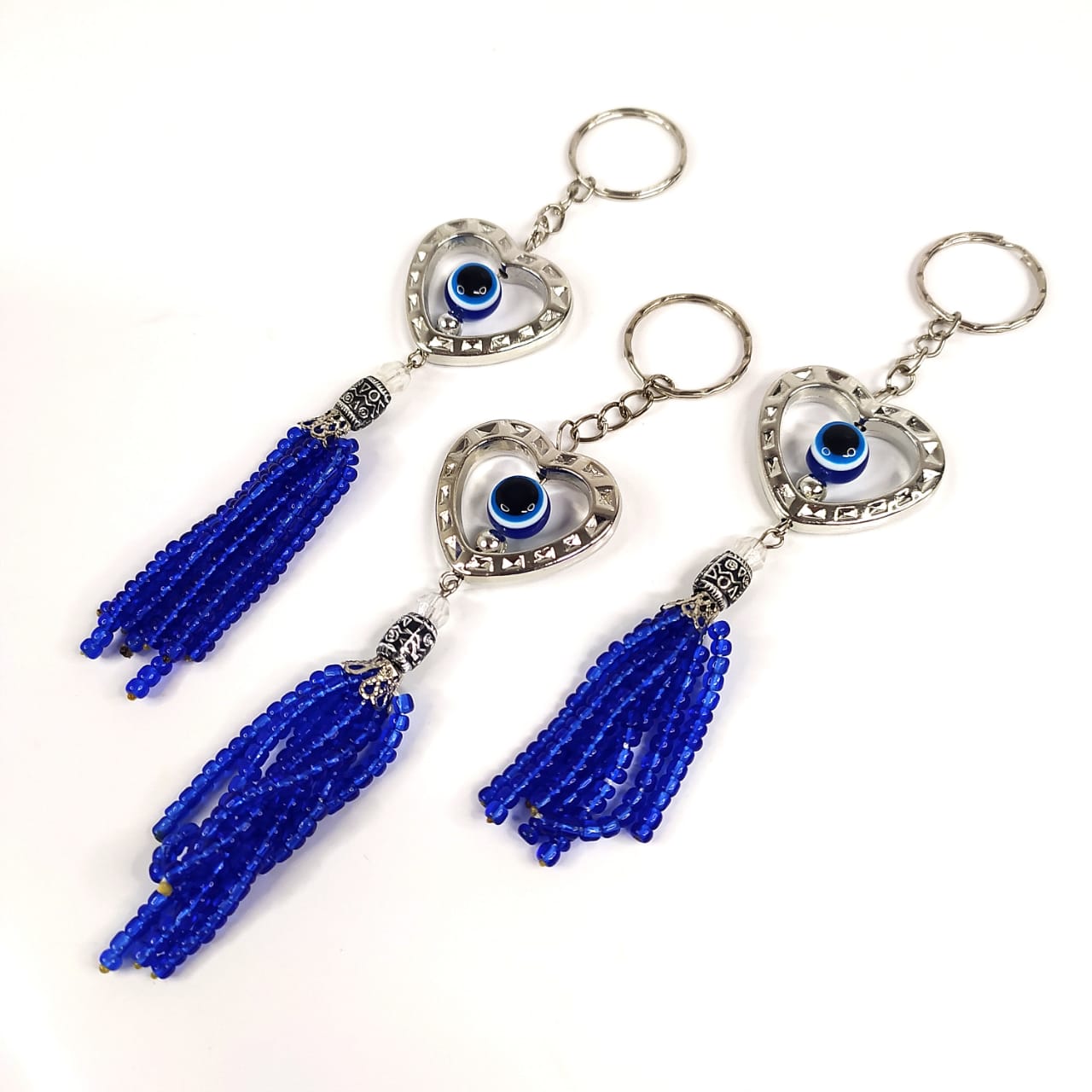 CHAVEIRO OLHO GREGO COM CORAÇÃO